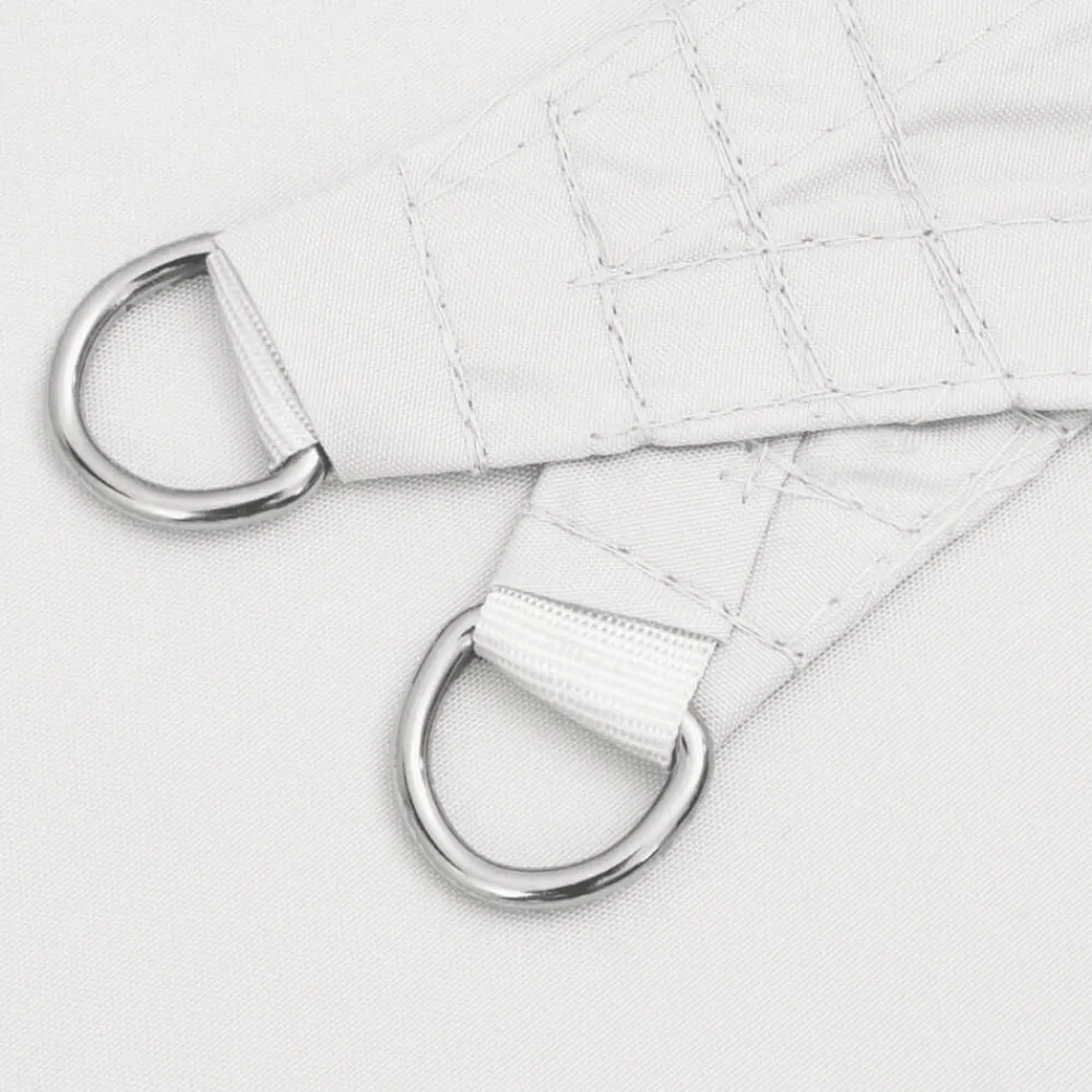 vidaXL Toldo de vela triangular tela Oxford 2,5x2,5x3,5 m Blanco Discount