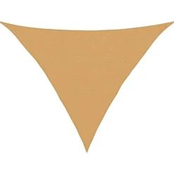 vidaXL Jardín-Toldo de vela triangular HDPE 160 g/m² 2,5x2,5x3,5 m