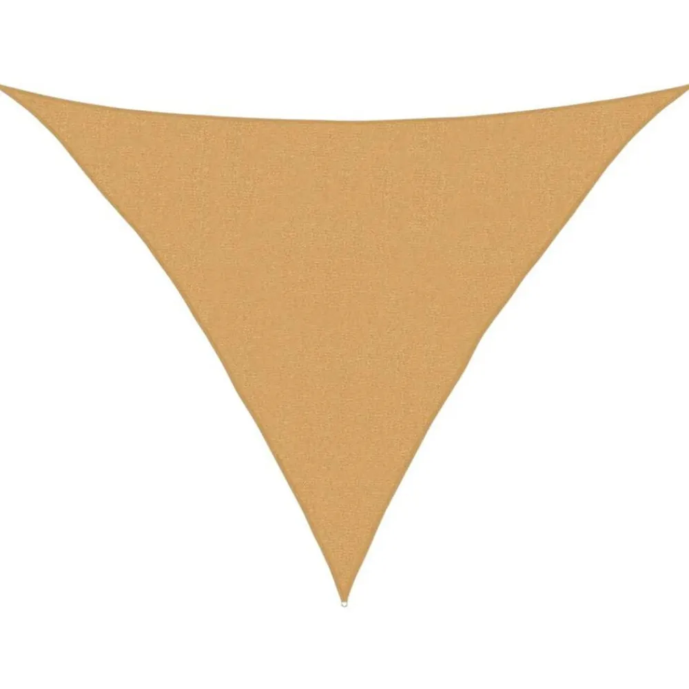 vidaXL Jardín-Toldo de vela triangular HDPE 160 g/m² 2,5x2,5x3,5 m