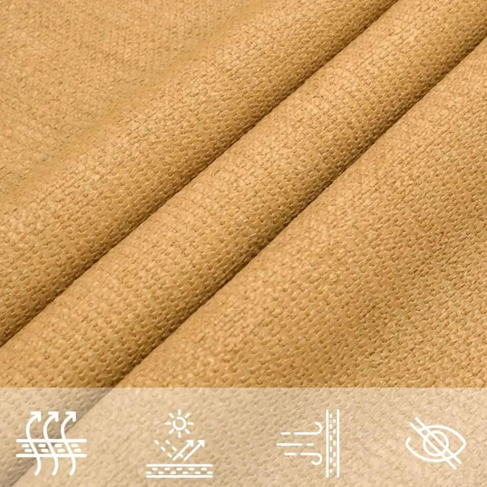 vidaXL Jardín-Toldo de vela triangular HDPE 160 g/m² 2,5x2,5x3,5 m