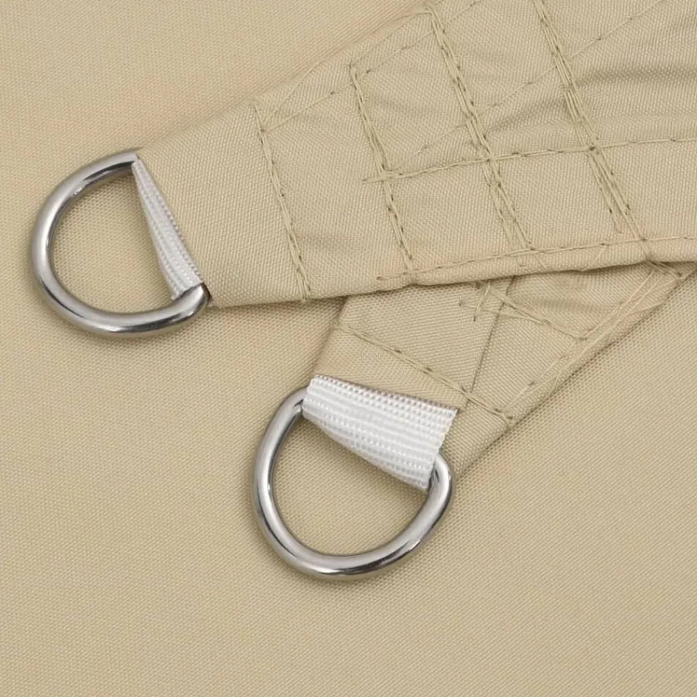 vidaXL Toldo de vela triangular tela Oxford 3,6x3,6x3,6 m Beige Hot