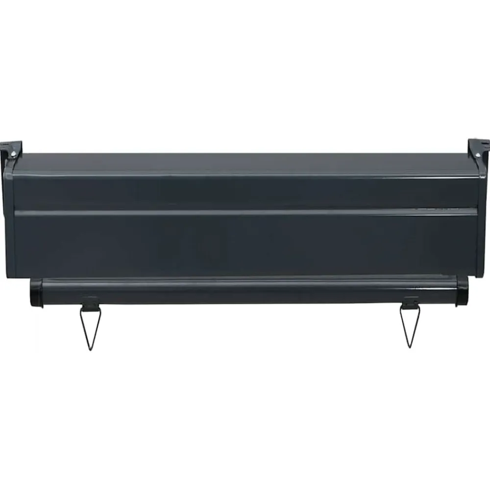 vidaXL Jardín-Toldo lateral de balcón marrón 65x250 cm