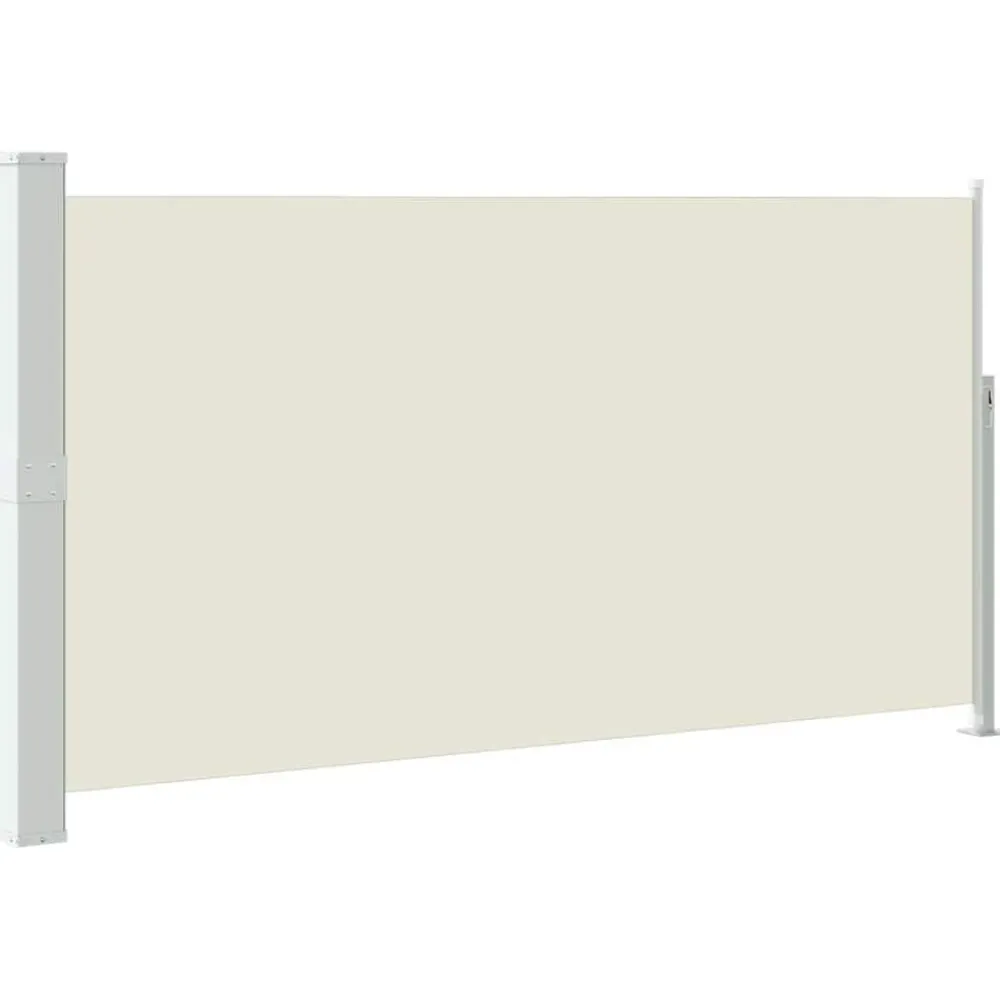 vidaXL Toldo lateral de jardín o terraza 160x300 cm Crema Clearance