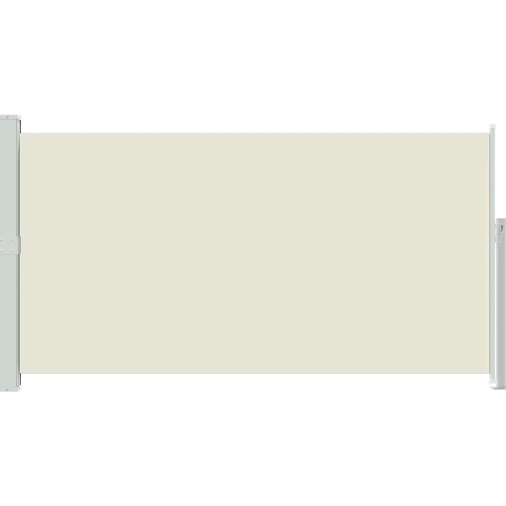 vidaXL Toldo lateral de jardín o terraza 160x300 cm Crema Clearance