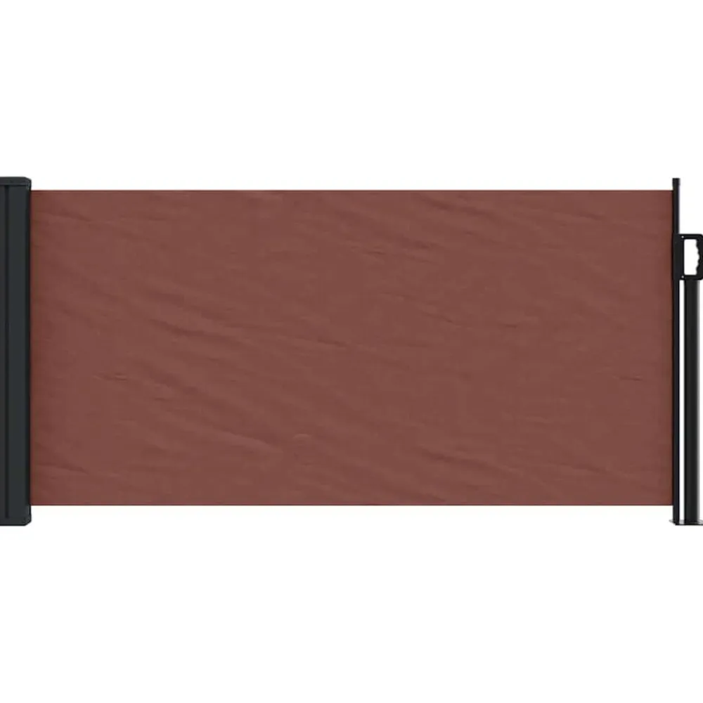 vidaXL Jardín-Toldo lateral retráctil marrón 100x300 cm