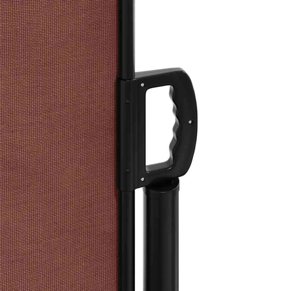 vidaXL Jardín-Toldo lateral retráctil marrón 100x300 cm