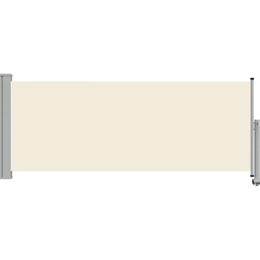 vidaXL Toldo lateral retráctil para patio 100x300 cm Crema