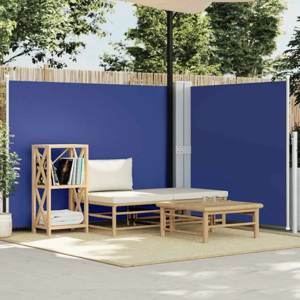 vidaXL Toldo lateral retráctil 140x600 cm Azul Online