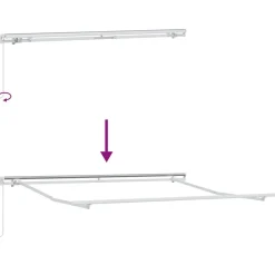 vidaXL Toldo Manual Gris Claro 300 x 250 x 165 cm Poliéster Clearance