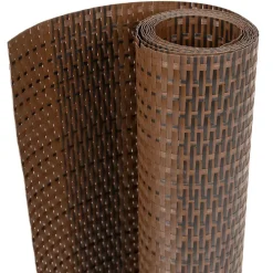 vidaXL Toldo para balcón ratán sintético marrón y negro 300x80 cm Marrón y negro Best