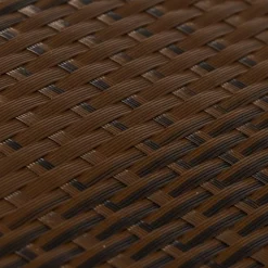 vidaXL Toldo para balcón ratán sintético marrón y negro 300x80 cm Marrón y negro Best