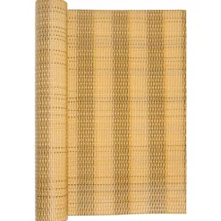 vidaXL Vallas De Jardín-Toldo para balcón ratán sintético marrón claro 300x80 cm