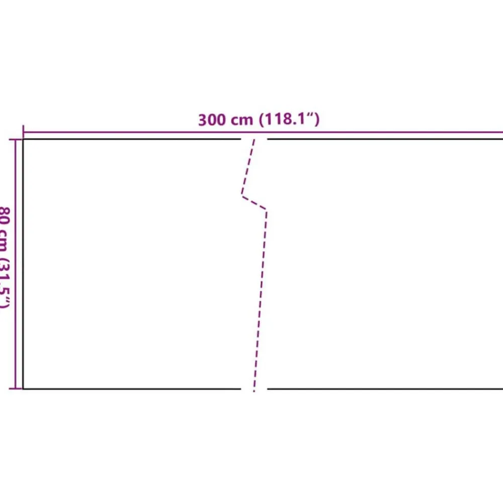vidaXL Vallas De Jardín-Toldo para balcón ratán sintético marrón claro 300x80 cm
