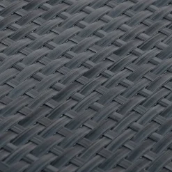 vidaXL Toldo para balcón ratán sintético gris 300x80 cm Antracita Hot