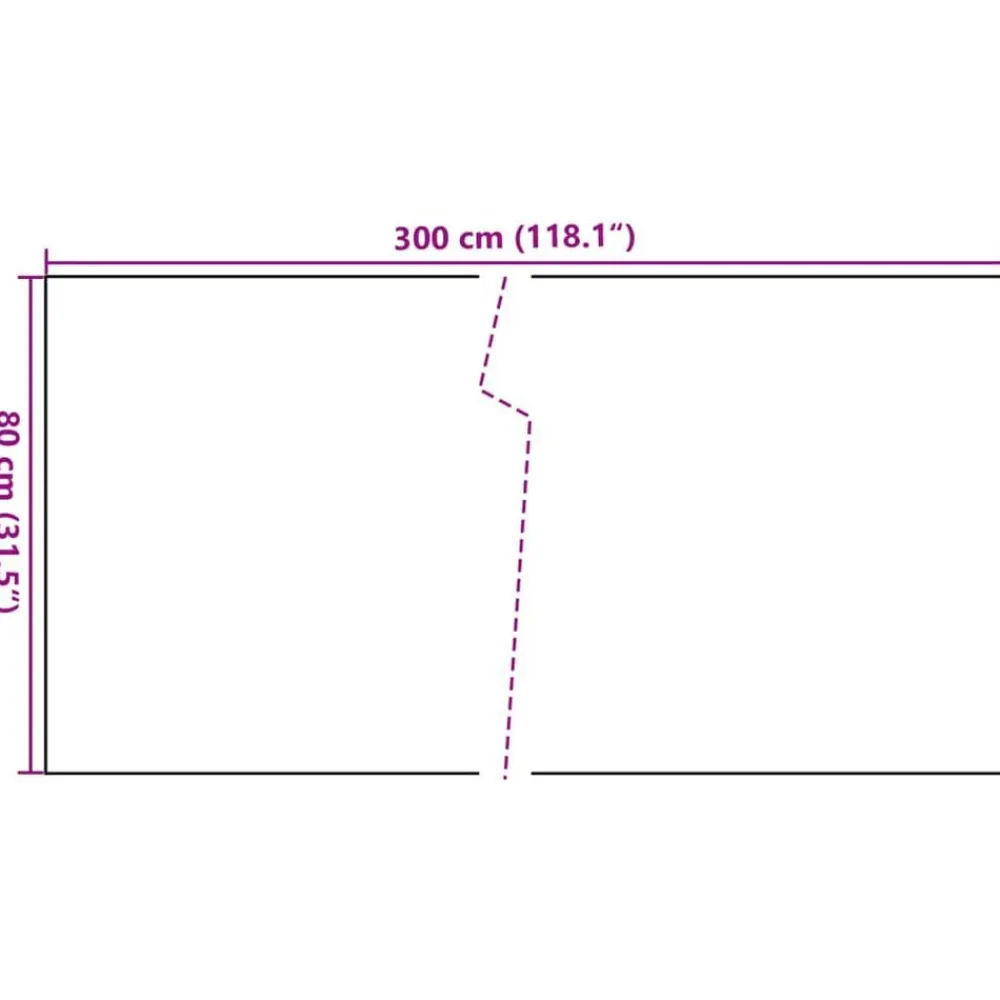 vidaXL Toldo para balcón ratán sintético 300x80 cm Negro Online
