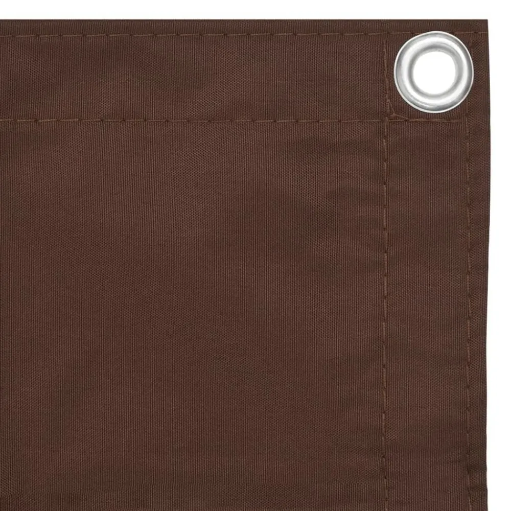 vidaXL Toldo para balcón tela oxford marrón 75x300 cm Marrón Online