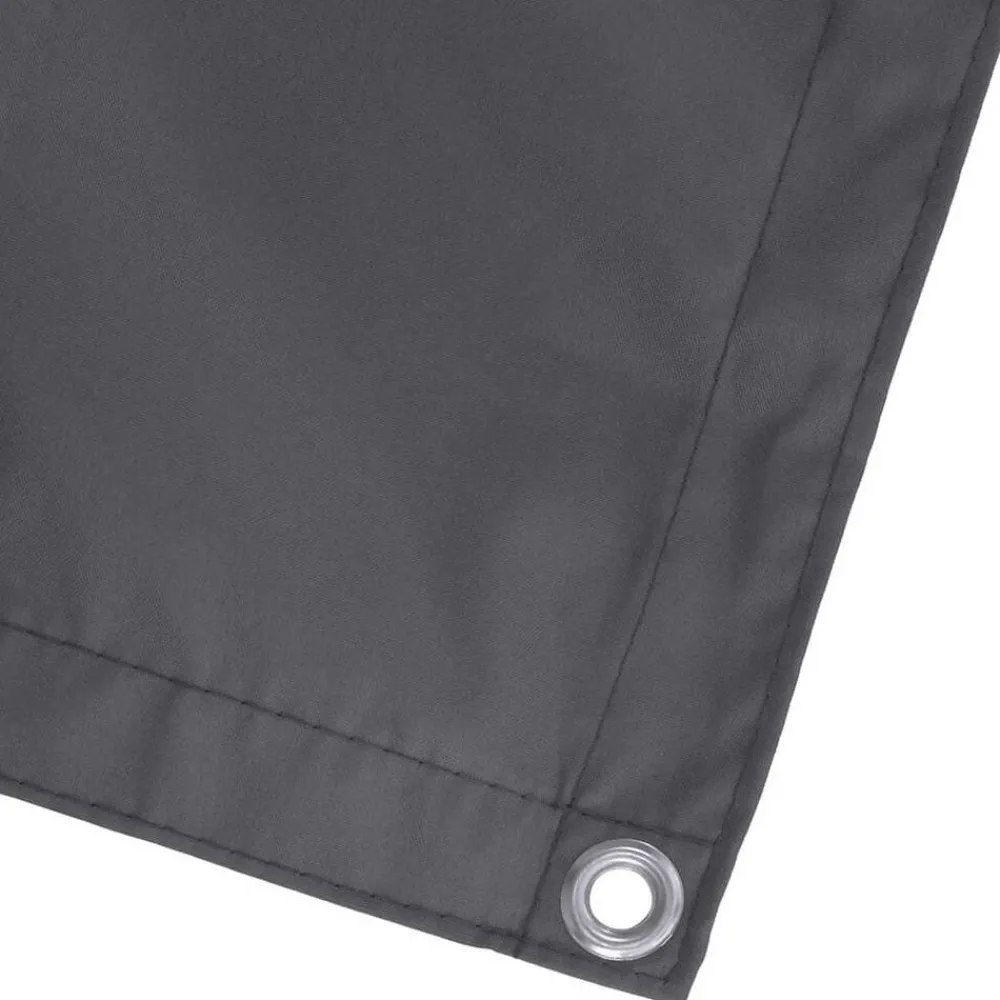 vidaXL Toldo para balcón tela oxford 75x400 cm gris Antracita Clearance