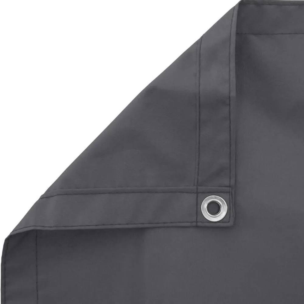 vidaXL Toldo para balcón tela oxford 75x400 cm gris Antracita Clearance