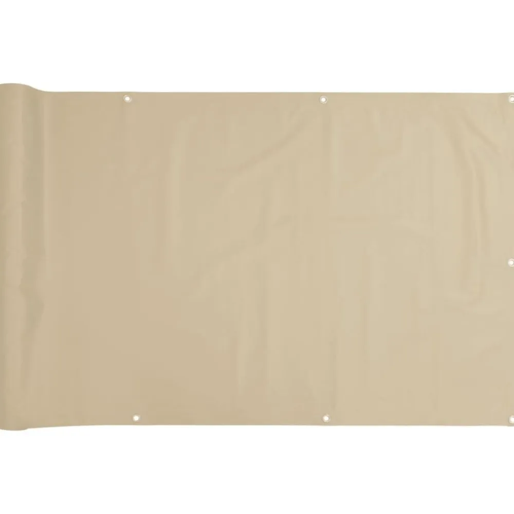 vidaXL Toldo para balcón tela oxford 75x400 cm Beige