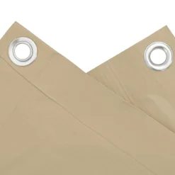 vidaXL Toldo para balcón tela oxford 75x400 cm Beige