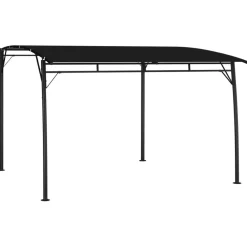 vidaXL Jardín-Toldo parasol de jardín gris 3x3x2,55 m