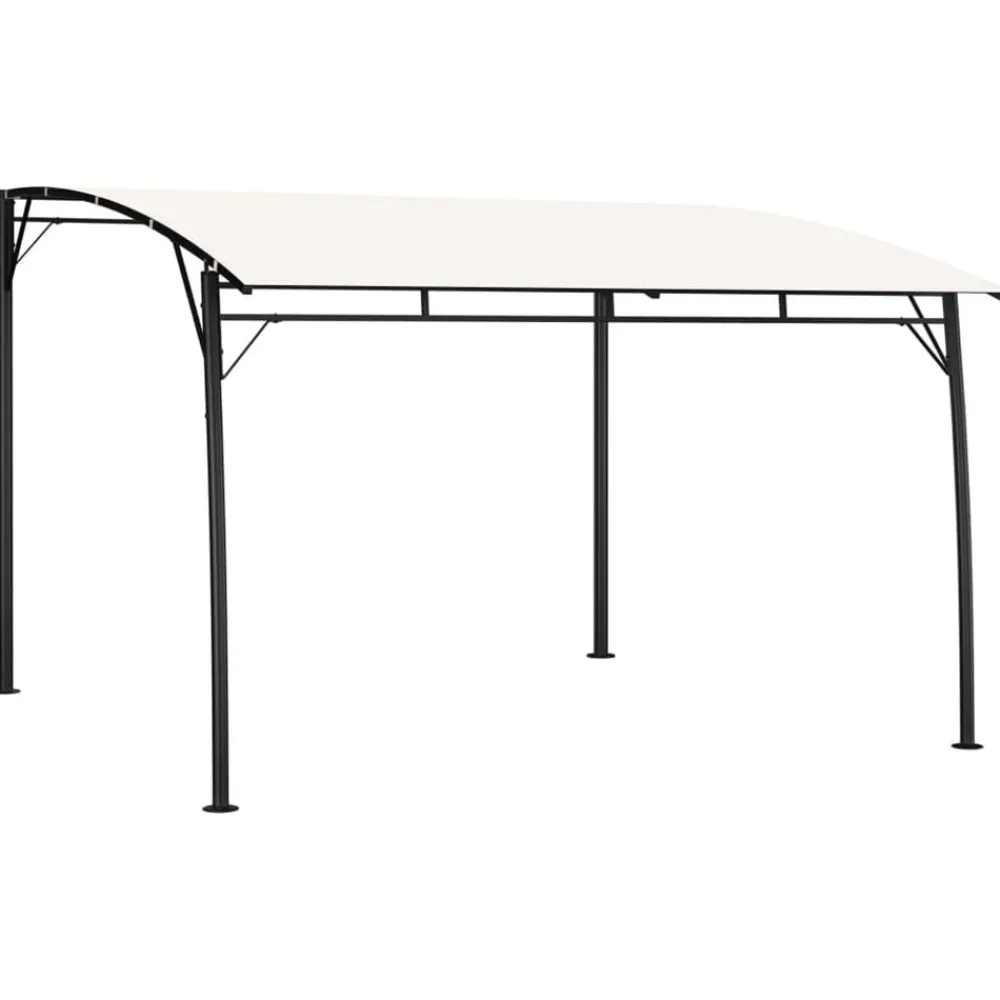 vidaXL Toldo parasol de jardín color 3x3x2,55 m Crema Best