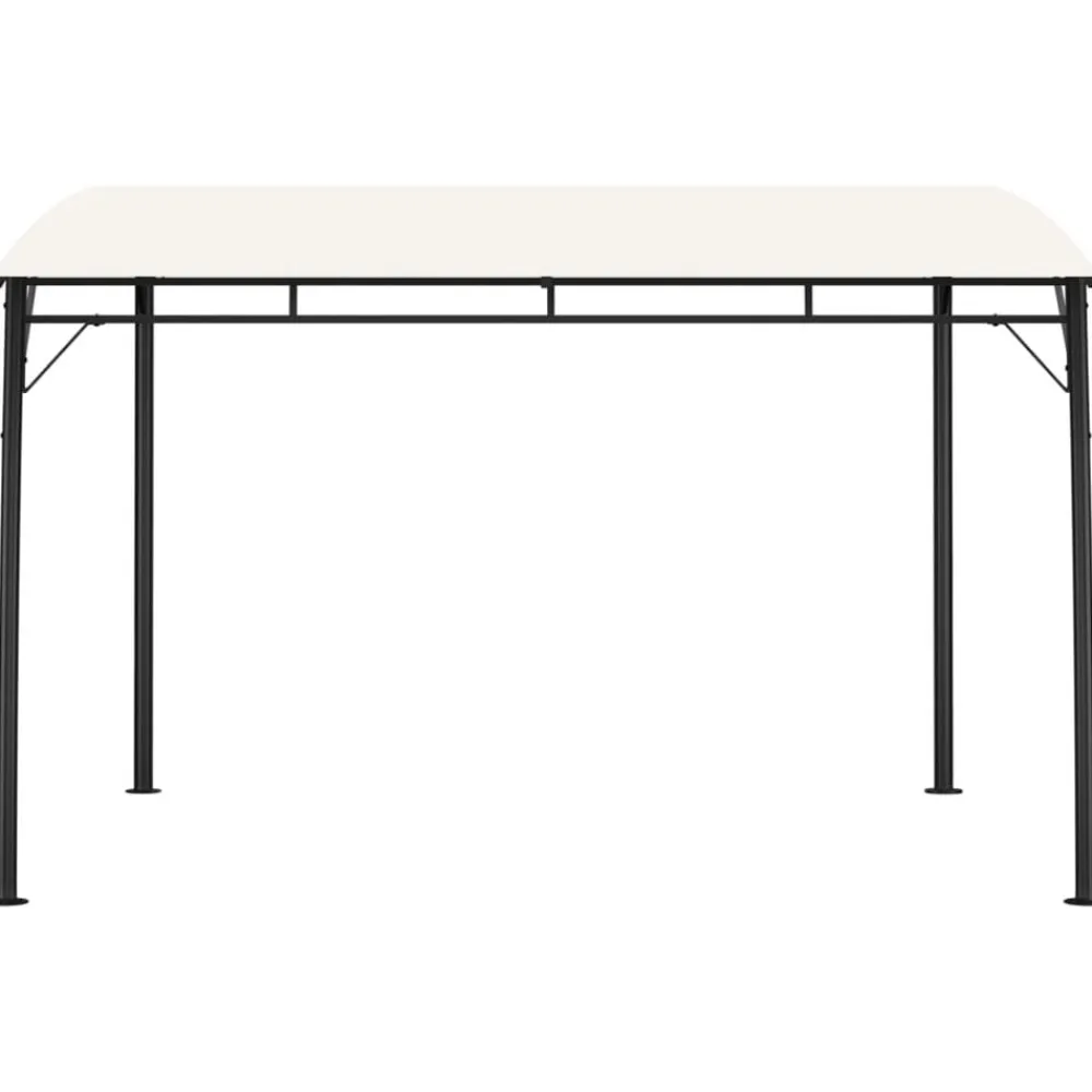 vidaXL Toldo parasol de jardín color 3x3x2,55 m Crema Best