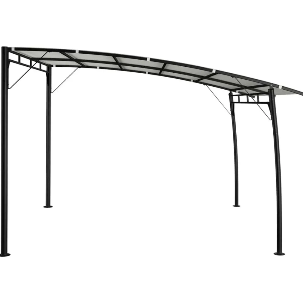 vidaXL Toldo parasol de jardín color 3x3x2,55 m Crema Best