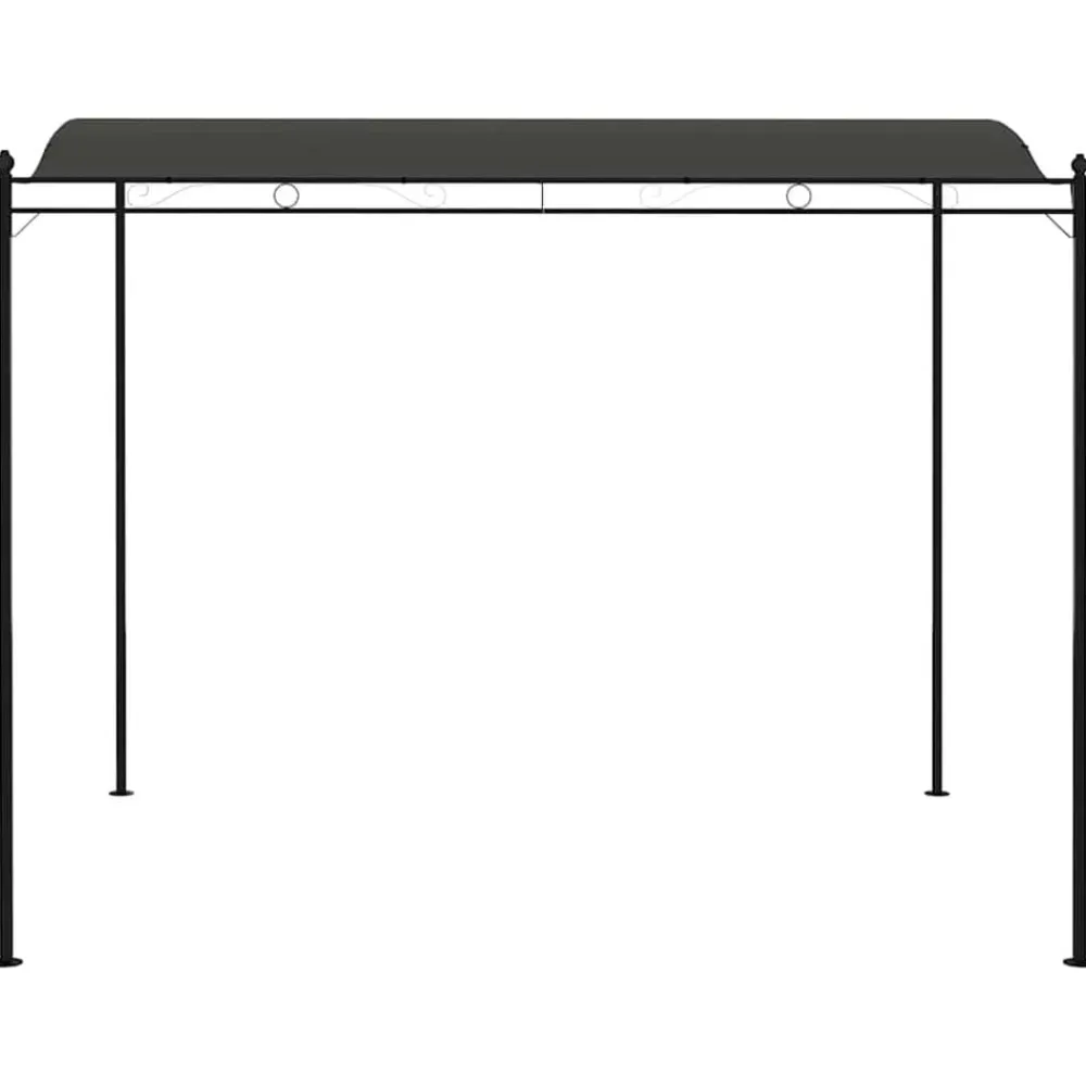vidaXL Jardín-Toldo parasol gris 3x2,4 cm