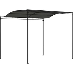 vidaXL Jardín-Toldo parasol gris 3x2,4 cm