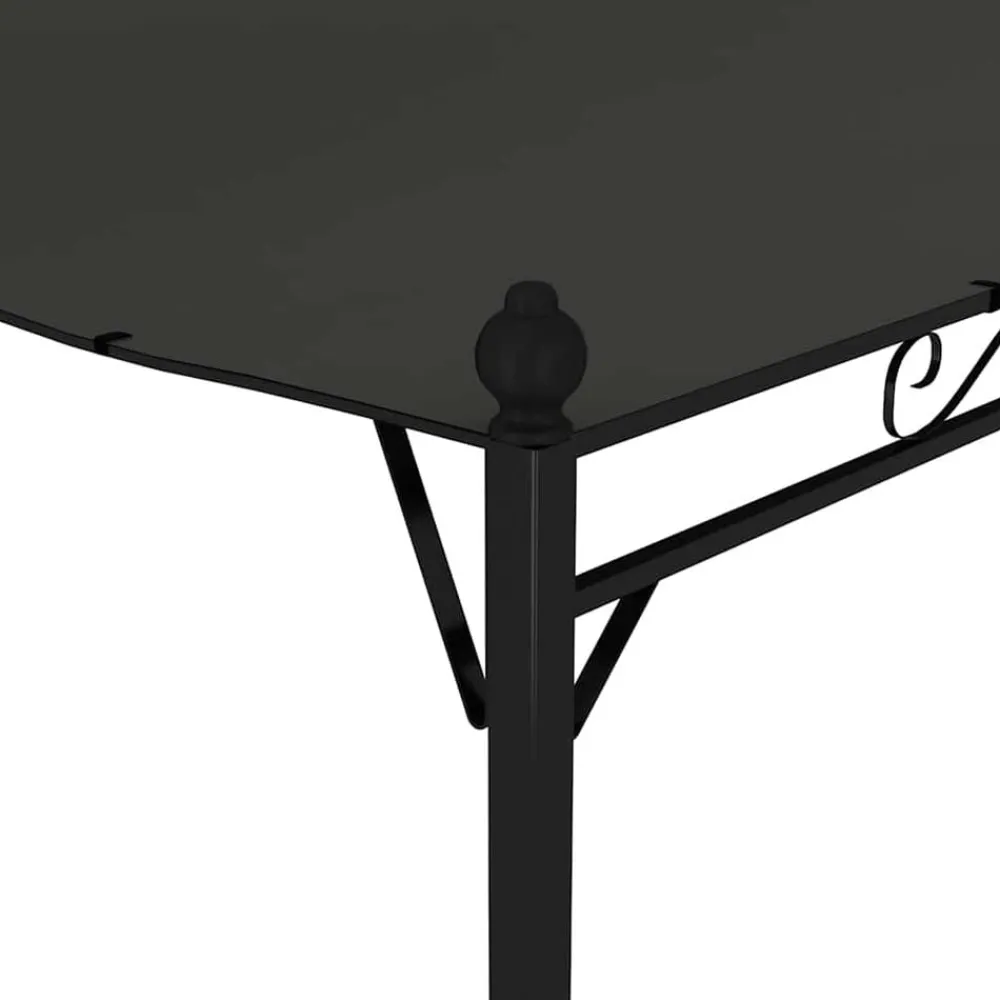 vidaXL Jardín-Toldo parasol gris 3x2,4 cm