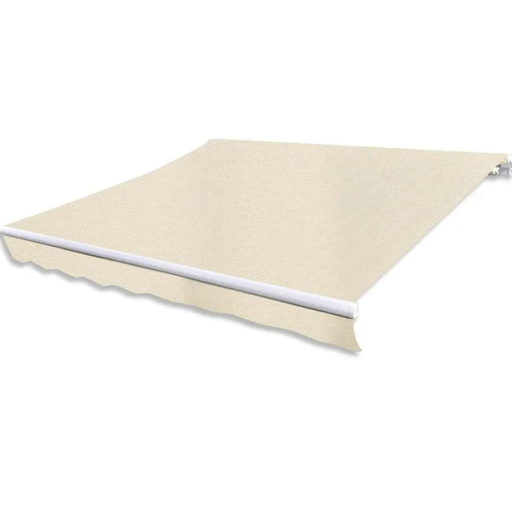 vidaXL Toldo plegable de operación manual 300 cm Crema Sale