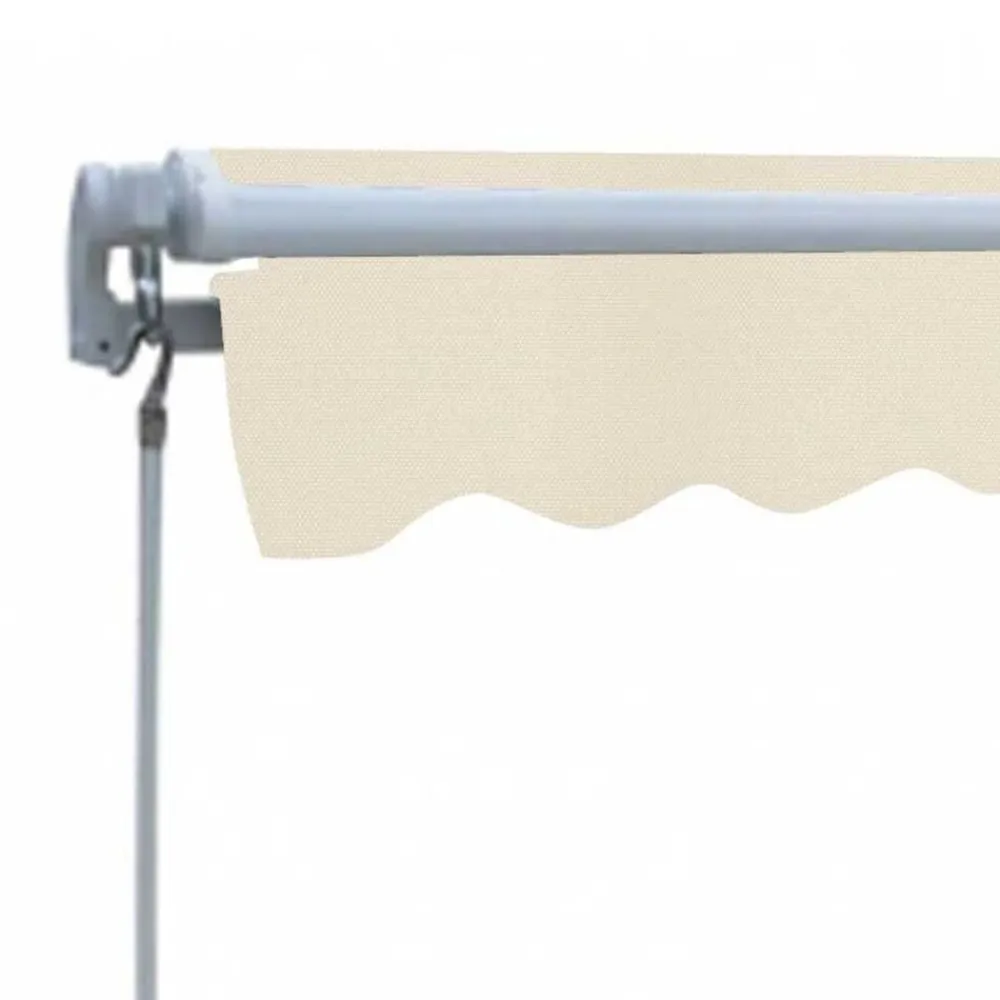 vidaXL Toldo plegable de operación manual 300 cm Crema Sale