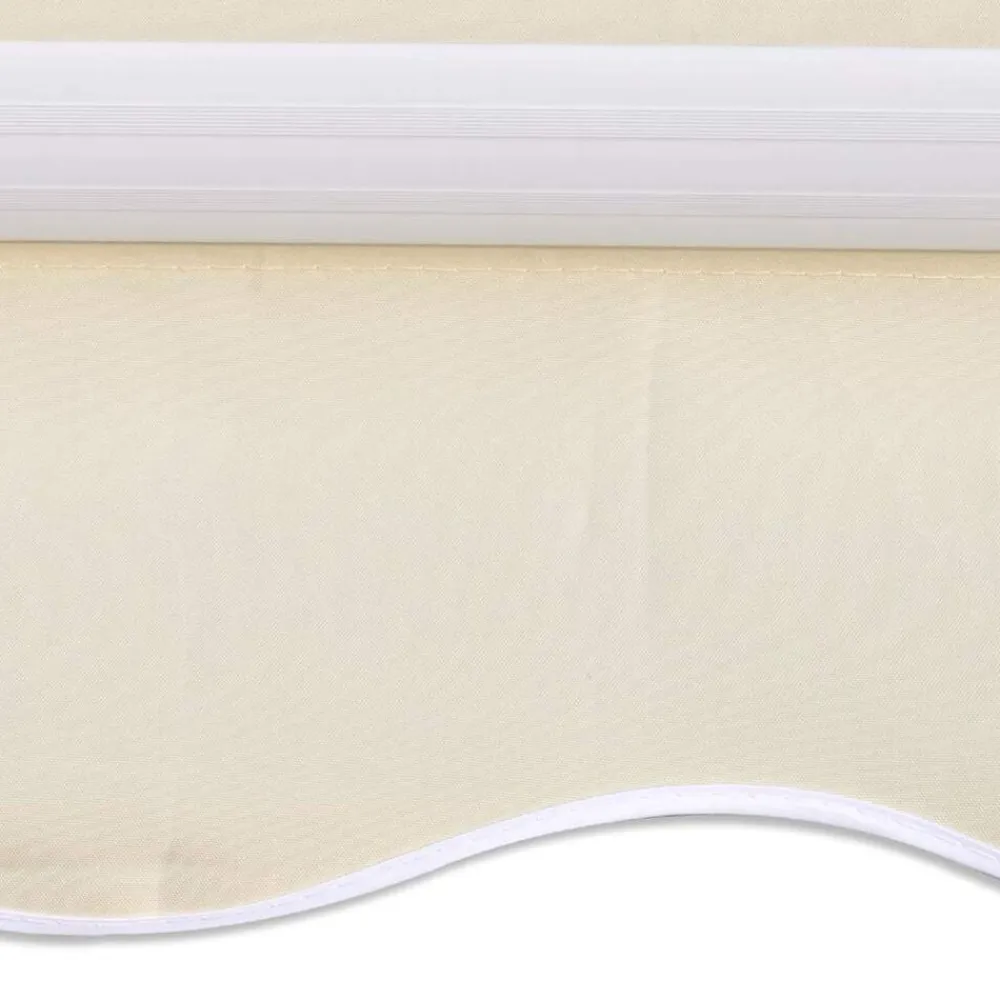 vidaXL Toldo plegable de operación manual 300 cm Crema Sale