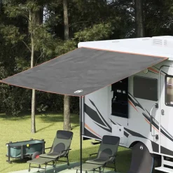 vidaXL Toldo resistente al agua con techo Gris y naranja Outlet