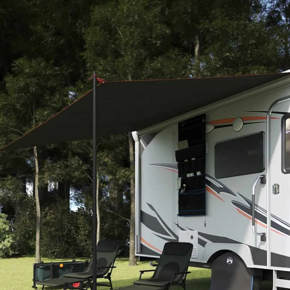 vidaXL Toldo resistente al agua con techo Gris y naranja Outlet