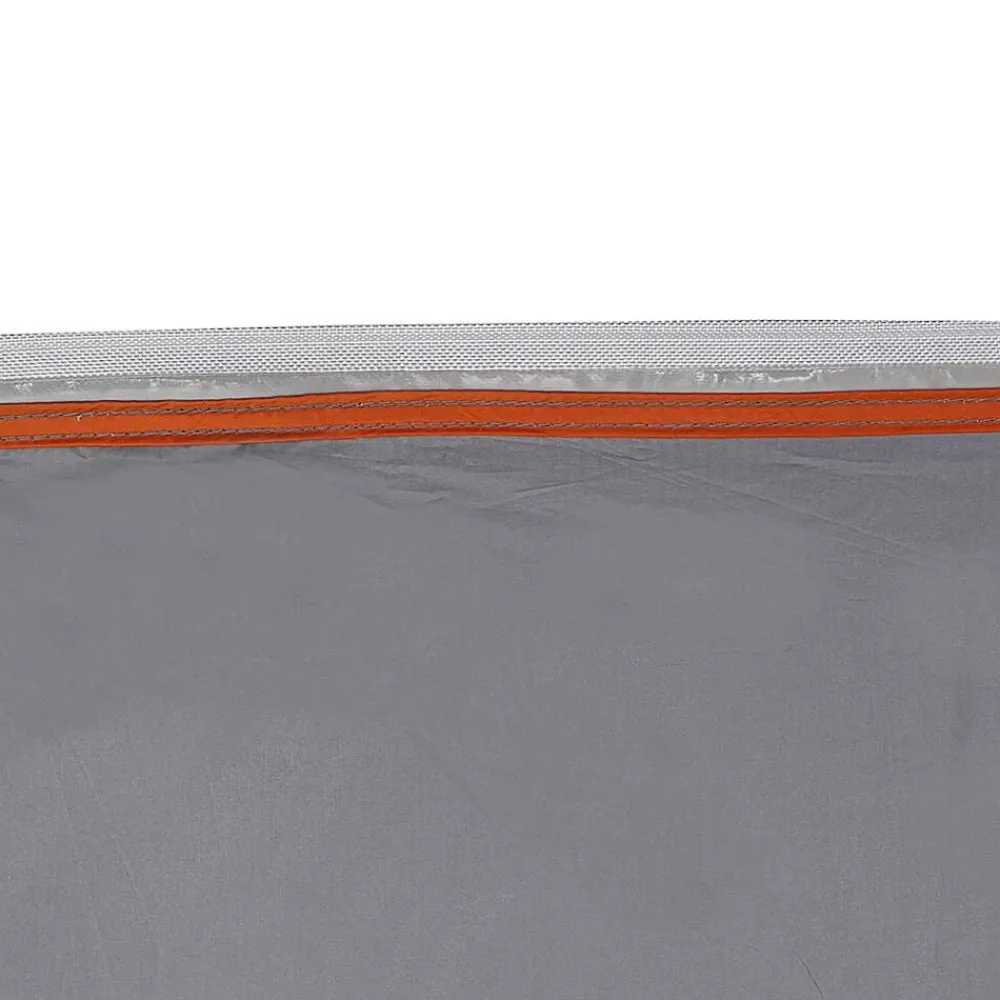 vidaXL Toldo resistente al agua con techo Gris y naranja Outlet