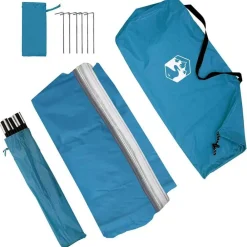vidaXL Toldo resistente al agua Arco con techo Azul New