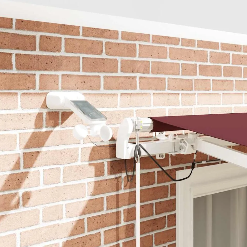 vidaXL Jardín-Toldo retráctil automático con luces LED 300x250 cm