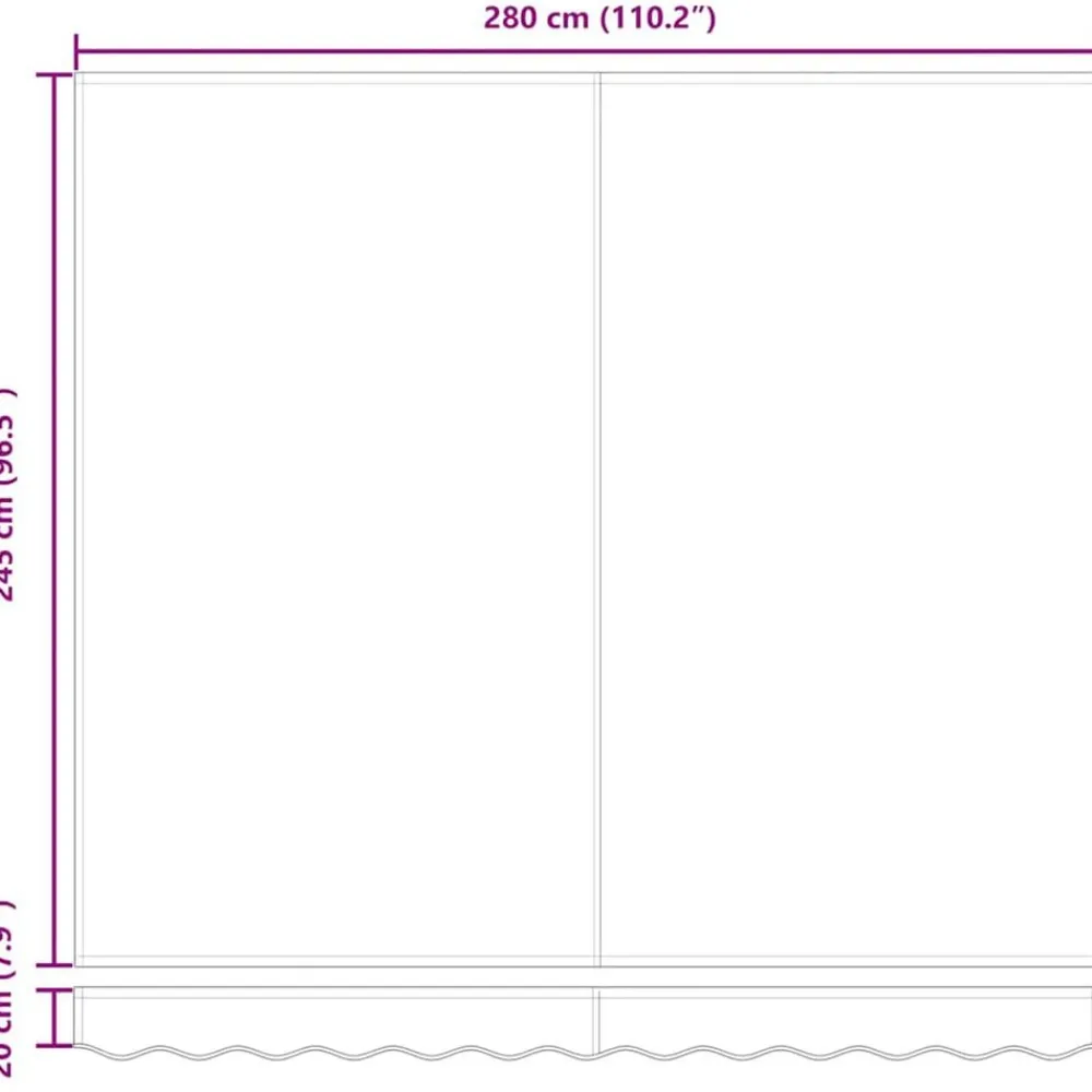 vidaXL Jardín-Toldo retráctil automático burdeos 300x250 cm