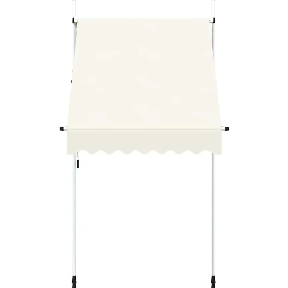 vidaXL Jardín-Toldo retráctil de operación manual 150 cm
