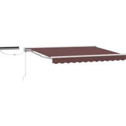 vidaXL Toldo Retráctil Eléctrico Marrón 2,5 x 2 m Hot