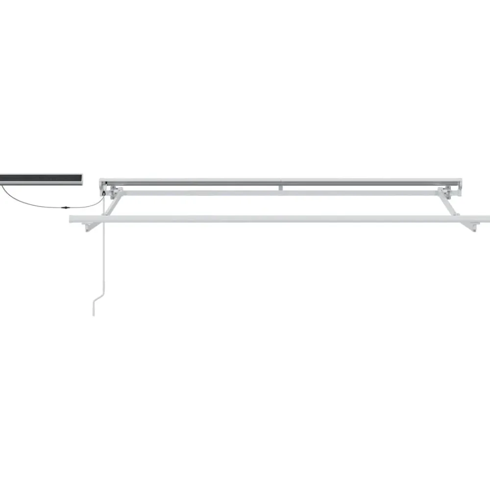 vidaXL Toldo Retráctil Eléctrico Marrón 2,5 x 2 m Hot