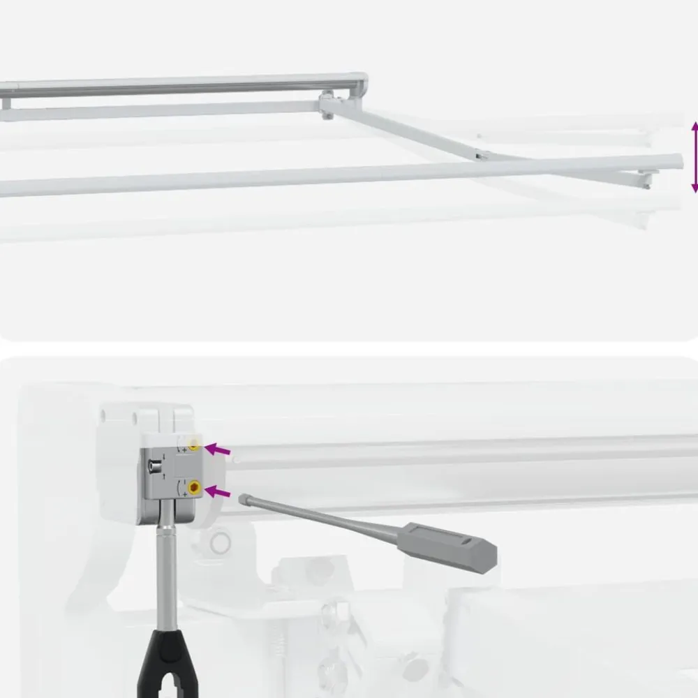 vidaXL Toldo Retráctil Eléctrico Marrón 2,5 x 2 m Hot