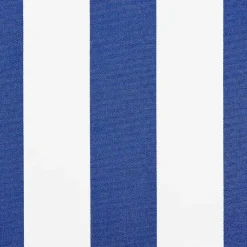 vidaXL Toldo Retráctil Rayado Azul 350 x 200 cm tela