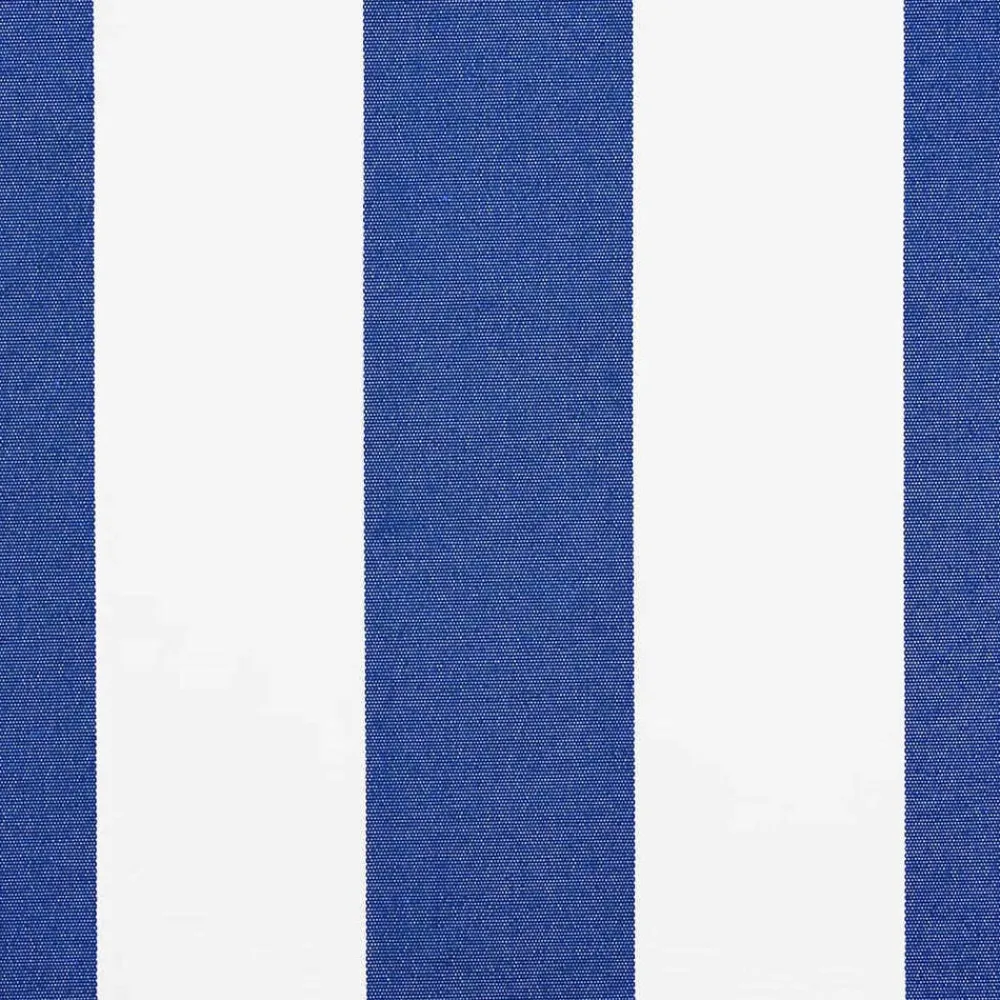 vidaXL Toldo Retráctil Rayado Azul 350 x 200 cm tela