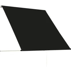 vidaXL Jardín-Toldo retráctil 150x150 cm gris