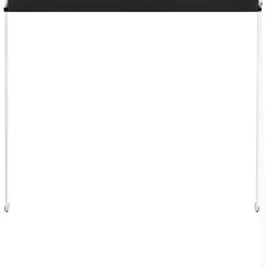 vidaXL Jardín-Toldo retráctil 150x150 cm gris