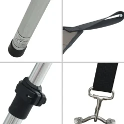 vidaXL Piezas Y Accesorios Para Vehículos-Toldo T-Top extensión gris 170x208x(115-183) cm