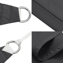 vidaXL Jardín-Toldo vela triangular tela Oxford 3,6x3,6x3,6 m
